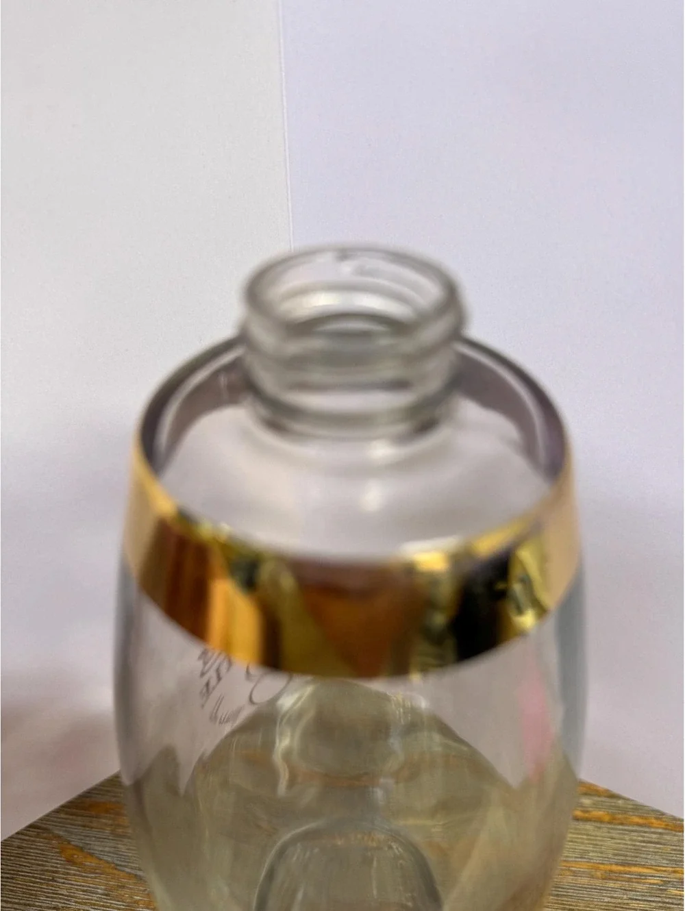 1950’s Glass Jim Beam Bowling Pin Decanter